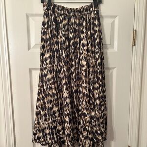 Anthropologie skirt in an animal print, XL, fabric is gorgeous and very soft